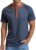 Sailwind Mens Henley Long/Short Sleeve T-Shirt Cotton Casual Shirt