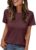AUTOMET Womens Summer Tops Workout Shirts Beach Vacation Outfits Business Tshirts Dressy Fashion Spring Clothes 2025