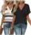 2PCS T Shirts Short Sleeve V Neck Tees Womens Fashion Tops Trendy Soft 2025 Casual Summer Spring Outfits Clothes