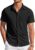 COOFANDY Mens Casual Wrinkle Free Shirts Short Sleeve Button Down Summer Stretch Dress Shirt
