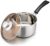 TeamFar Saucepan with Lid, 2 qt Sauce Cooking Pot Milk Pan Stainless Steel, Professional with Long Heatproof Handle for Home Kitchen Restaurant, Healthy & Non Toxic, Multi-use & Dishwasher Safe