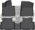 VIWIK Floor Mats for Hyundai Santa FE Fuel 2023-2021, Anti Slip 3D Floor Liners, TPE Waterproof Car Mats, Custom Fit All Weather Protection for Santa FE Gasonline SUV Accessories, Front & Rear