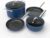 Kitchen Academy Plasma Titanium Ceramic Nonstick Cookware Set – 6 Piece Induction Pots and Pans Set Non Stick, Blue Healthy Non Toxic Cooking Ware Set with Scratch Defense Technology, PFOA&PFOS Free