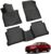 Car Floor Mats Replacement for Mazda 6 2014-2021 Heavy Duty Liner Black Custom Fit All Weather Protection Carpets Coverage Waterproof Durable Odorless