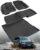 All-Weather Floor Mats Custom Fit for Ford Flex 2009-2019/ for Lincoln MKT 2010-2019, Heavy Duty Waterproof TPE Rubber Trunk Mats Cargo Liner & Front Rear Row Protection for Car Accessories, Black
