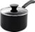 Cook N Home Nonstick Sauce Pan with Glass Lid 2-Qt, Multi-purpose Pot Saucepan Kitchenware, Black, Aluminum