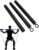 QWORK® Resistance Band Bar Pilates Bar Home Gym Fitness Workout Bar for Strength Training Cardio Exercise – 108CM – Max Load 800lb (Portable Detachable Stick x3)