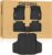 OEDRO Floor Mats Set Fits for Honda Accord 2023-2025 & Accord Hybrid 2023-2025, All-Weather TPE Floor Mats & Cargo Trunk Liners for Honda Accord Automotive Accessories, Black