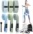 Wide Fabric Resistance Bands Set for Working Out, Non-Slip Exercise Booty Bands for Women & Men Leg and Glutes with Hair Ties and Tape Measure – for Home Gym Workout, Yoga, Pilates