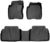 SMARTLINER Custom Fit Floor Mats 2 Row Liner Set Black Compatible with 2008-2013 Nissan Rogue / 2014-2015 Rogue Select