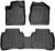 SMARTLINER Custom Fit Floor Mats 2 Row Liner Set Black for 2009-2014 Nissan Murano – All Models
