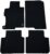 Floor Mats Compatible with 2013-2017 Honda Accord Sedan, Factory Fitment Carpet Front & Rear Black 4PC Nylon by IKON MOTORSPORTS, 2014 2015 2016