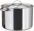 Stainless Steel Pasta Pot with Strainer Lid – 5.5 Quart Large Spaghetti Pot – Twist & Lock for Easy Drain & No Colander Or Strainer Basket Insert Needed – Dishwasher Safe Pots