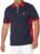 Nautica Men’s Short Sleeve Color Block Performance Pique Polo Shirt
