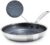 Blue Diamond Hybrid Nonstick Stainless Steel 8” Frying Pan, PFAS-Free Ceramic Skillet, Powerful Searing, Dishwasher & Metal Utensil Safe, Stay-Cool Handle, Induction Ready, All Cooktops