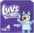 Luvs Size 4 Baby Diapers, Platinum Protection Bluey Diapers for Day & Night, Size 4, 198 Count (Packaging May Vary)