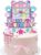 Cartoon Cat Dollhouse Cake Toppers for Girls Party Supplies Dollhouse Theme Birthday Cake Topper Pink Cat Birthday Decorations