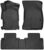 Husky Liners Weatherbeater Floor Mats | Fits 2012-2013 Honda Civic 4-Door | Front & 2nd Row, 3-pc Black – 98441