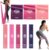 Resistance Bands for Working Out, Set of Elastic Bands for Exercise, Rehab Bands, Pilates, Fitness, Yoga, and Home Workouts, Bandas de Resistencia para Hacer Ejercicio