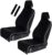 Gear 2 Pack Black Premium Universal Fit Waterproof Stain Resistant Car Seat Cover Neoprene Non-Slip Bucket Seat Dog Sweat Proof Protector Save Your Leather Cloth Seats Automotive Van Truck SUV