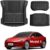 3W Tesla Model 3 2021-2023 Cargo Liner with Front & Rear Trunk Mats TPE All Weather Custom Anti-Slip Accessories Black