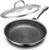 Non Stick Frying Pans, 12 inch with Lid Hybrid Frying Pans Nonstick,non stick Stainless Steel Skillets, Dishwasher/Oven Safe Cookware, Induction Compatible, PFOA Free Cookware