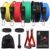 BOB AND BRAD Resistance Bands, Resistance Bands Set for Workout Stackable Up to 125-150 lbs, Exercise Bands with Door Anchor, Ankle Straps, Handles and Carry Case for Strength, Yoga, Gym for Men and Women