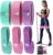 Fabric Resistance Bands for Working Out, 6pcs Band Set, 3pcs Non-Slip Booty Bands 3pcs Loop Exercise Bands for Leg, Glutes, Hip Elastic Bands for Gym, Home Fitness, Pilates, Yoga for Women and Men