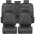 Prestige Faux Leather Seat Covers – Semi-Custom Fit Car Seat Covers Full Set – Seat Covers for Trucks & SUV PU Leather Car Seat Covers – 2 Front Seat Interior Covers & 1 Back Bench Seat Cover