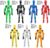 7PCS Lucky 13 Action Figures – (Assembly Completed) Titan 13 Action Figure, T13 Action Figure 3D Printed Multi-Jointed Movable,Desktop Decorations for Action Figures for Game Lovers (7PCS)