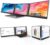 QQH Laptop Screen Extender, 15.6” Triple Portable Monitor for Laptop with Ultra-Slim FHD IPS Display, USB-C Plug and Play Extended Screen Compatible with MacOS, Windows, Android for 12-16″ Laptops