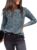 EVALESS Womens Crewneck Long Sleeve Tops Casual Polka Dots Tops Spring Summer 2025 Tshirts Shirts