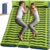 Double Sleeping Pad – Self Inflating 4″ Extra-Thick for 2 Person with Pillow Built-in Foot Pump Inflatable Sleeping Mat for Backpacking, Hiking, Traveling, Tent, Portable Camping Mat