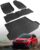 Car Floor Mats for Toyota RAV4: 2006 2007 2008 2009 2010 2011 2012 Without 3rd Row Seat All Weather Carpet Custom Fit for RAV-4 Front Second Row Cargo Area Accessories Heavy Duty Full Set Rubber Liner