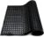 Anti-Fatigue Rubber Floor Mat – NANBOWANG Commercial Grade Grease Resistant Non-Slip Recycle Tyre Floor Mats for Restaurant Kitchen Bar Garden Outdoor Wet Area (36″x 60″) Black