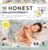 The Honest Company Clean Conscious Diapers for Sensitive Skin | Hypoallergenic, Fragrance Free | Gender Neutral Prints | Club Box, Size 5 (27+ lbs), 44 Count (Prints May Temporarily Vary)