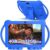 2025 Kids Tablet, Android 12 Tablet for Kids 7 inch, 4+32GB ROM(1TB Expand), Toddler with Parental Control, BT, WiFi, Dual Camera, Shockproof Case, Kids APP Preinstalled, Education(Blue)