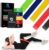 Pro Resistance Bands for Working Out Women (Set of 5) Workout Exercise Band for Men Body Stretching Home Gym Physical Therapy Durable Strength Bands