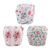 Babygoal Baby Girl Swim Diapers 3 Pack for 8M-3T Babies and Toddlers, Reusable Adjustable Washable for Swimming Lessons-Flower
