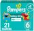 Pampers Diapers – Baby Dry – Size 6, 21 Count, Absorbent Disposable Infant Diaper (Packaging May Vary)