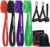 Resistance Bands Set, Exercise Workout Pull Up Assistance Bands with Door Anchor & Handles, Storage Bag, Muscle Training Straps for Fitness, Working Out, Body Stretching, Physical Therapy