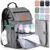 PILLANI Baby Diaper Bag Backpack – Large Bag for Boys & Girls – Diaper Backpack – Travel Diaper Bags with Changing Pad – Baby Registry Search Stuff & Shower Gifts – Newborn Essentials Must Haves Mom