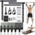 Upgraded Pilates Bar Kit with Resistance Bands Natural Latex for Women & Men, Heavy-Duty Stainless Steel Multifunctional Yoga Pilates Stick for Home Gym Exercise Fitness Equipment Full-Body Workouts