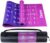 Instructional Travel Yoga Mat with 75 Poses & Exercises – Non-slip Exercise Mat for Home Workout, Includes Carrying Bag – Perfect for Beginners, 68″x24″x0.25″