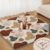 Blissful Diary Baby Play Mats for Floor, 50×50 Crawling Mat for Playpen, Thicken Soft Padding Foam Playmats for Babies and Toddlers Infants, Foldable and Machine Washable, Boho Design