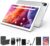 2024 Latest 10.1 Inch Android 14 Tablets, Octa-Core Tablet, 64GB ROM+8(4+4)GB RAM/128GB Expand, 13MP+5MP Dual Camera, 5G WiFi, Bluetooth, FHD IPS Display, 2 in 1 Tablet with Keyboard, Case, Stylus