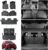 Floor Mats for 2020-2025 Ford Explorer 7 seat Accessories, Cargo Mat with Backrest Mat All Weather TPE Waterproof for Ford Explorer 7 Passenger Captain Seat ST Accessories 2025 2024 2023