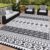 WILDROOTS 5’x8′ Outdoor Plastic Rug for Patio Clearance, Waterproof Mat, Reversible Plastic Camping Rugs, RV, Porch, Deck, Camper, Balcony, Backyard
