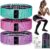 Renoj Resistance Bands, Yoga Starter Sets for Women and Men, 3 Set of Stretch Exercise Workout Bands for Booty Legs, Elastic Pilates Flexbands
